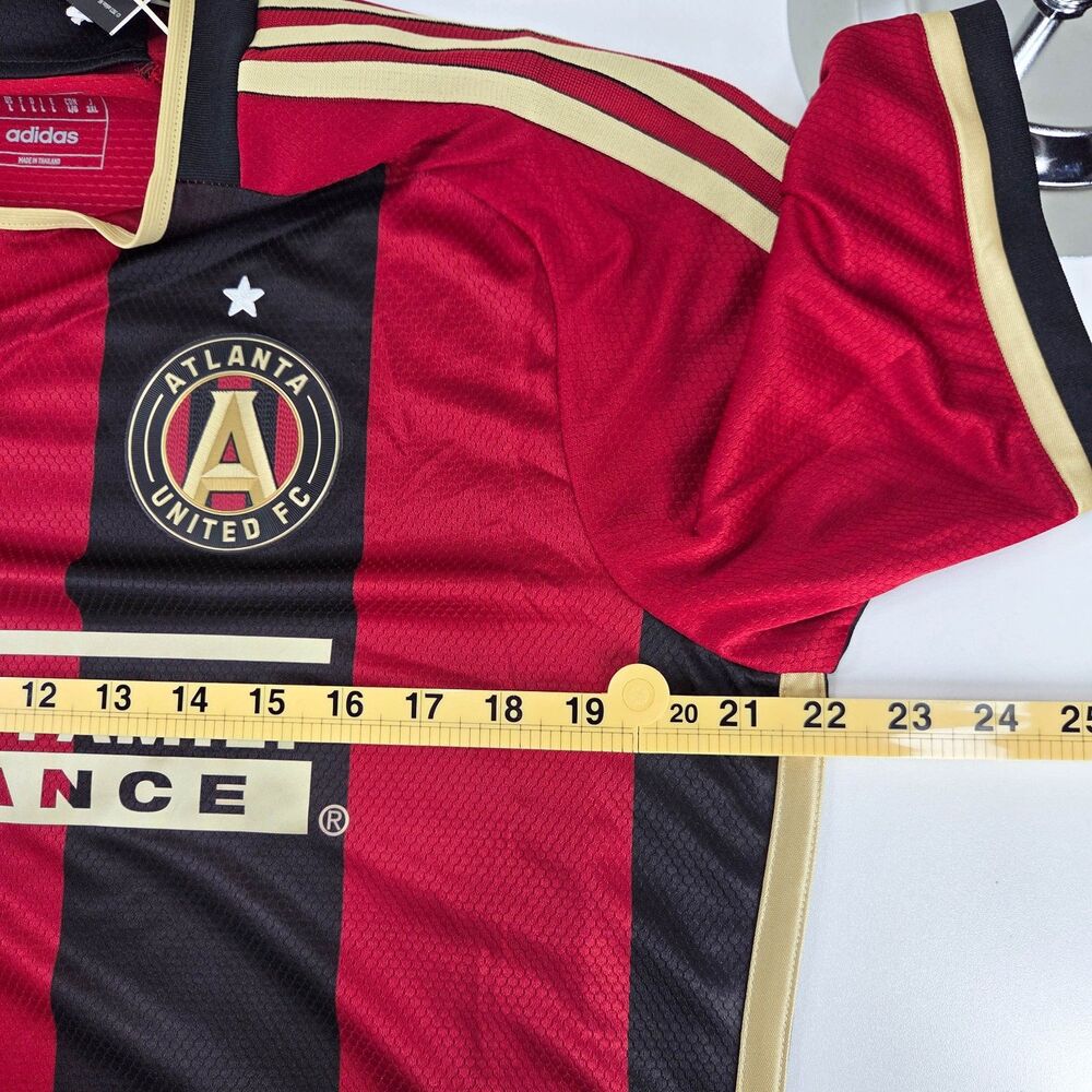 Adidas Atlanta United FC 23/24 Home Authentic Soccer Jersey IC3001 Sz L - Picture 8 of 8